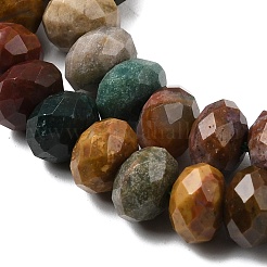 Natural Ocean Agate/Ocean Jasper Beads Strands&nbsp;G-C259-A32-5x8mm