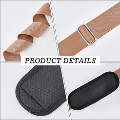 Adjustable Nylon Bag Straps with Shoulder Pads&nbsp;AJEW-WH20018-242B