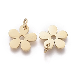 Ion Plating(IP) 316 Surgical Stainless Steel Charms&nbsp;STAS-H100-18G
