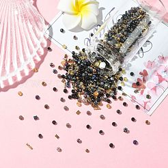 50G Baking Paint Glass Seed Beads&nbsp;GLAA-SZ0002-12B