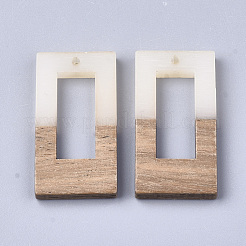 Resin & Walnut Wood Pendants&nbsp;RESI-S358-26G