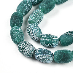Natural Weathered Agate Beads Strands&nbsp;G-N344-42C