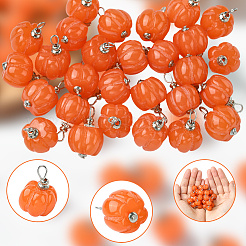 30Pcs Opaque Resin Vegetable Pendants&nbsp;RESI-SC0006-33