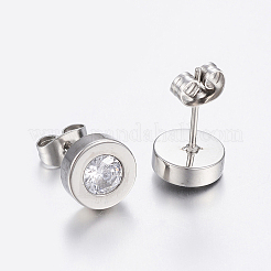 304 Stainless Steel Stud Earrings&nbsp;EJEW-H357-05P