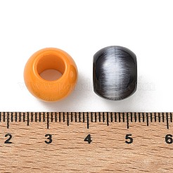 Opaque Acrylic Imitation Cat Eye Beads&nbsp;MACR-L016-04