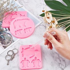 DIY Animal Theme Keychain Making Kits&nbsp;DIY-OC0001-52