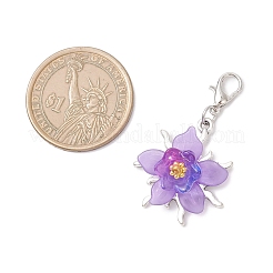 Alloy & Acrylic Pendant Decorations&nbsp;HJEW-JM04593