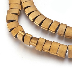 Electroplate Non-magnetic Synthetic Hematite Bead Strands&nbsp;G-I208-16F-D