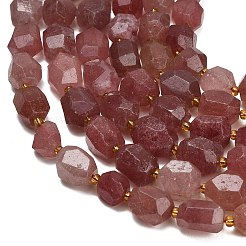 Natural Strawberry Quartz Beads Strands&nbsp;GG-CBA93B2-A01-01