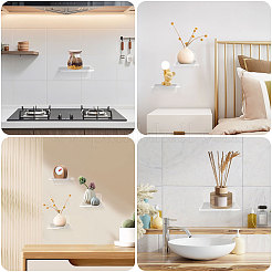 Square Acrylic Floating Hanging Shelves&nbsp;DIY-WH0678-113
