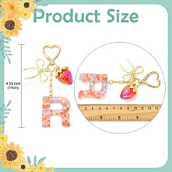 Alloy & Resin Pendant Decorations&nbsp;HJEW-YW00401-04