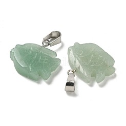 Natural Green Aventurine Pendants&nbsp;G-B127-16P-03