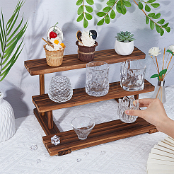 3-Tier Wooden Jewelry Organizer Display Risers&nbsp;ODIS-WH0058-18A