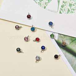 Faceted Glass Charms&nbsp;RGLA-CJ0001-03