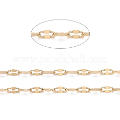 3.28 Feet PVD Vacuum Plating 304 Stainless Steel Dapped Chains&nbsp;X-CHS-F011-15B-G