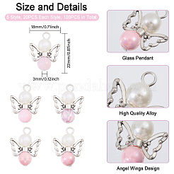 Acrylic & Alloy Pendant&nbsp;PALLOY-CA00011