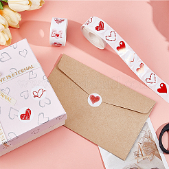 2 Rolls 2 Styles Paper Self-Adhesive Stickers&nbsp;DIY-GF0013-11