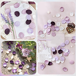 Polyester Artificial Rose Flower Petals&nbsp;AJEW-WH20067-107L