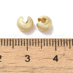 Brass Crimp Beads Covers&nbsp;FIND-Z039-07C-G