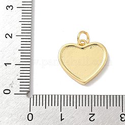 Brass Micro Pave Cubic Zirconia with Resin Pendants&nbsp;KK-L239-058G