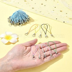 100Pcs Polyester Cord Mobile Straps&nbsp;MOBA-FS0001-02G