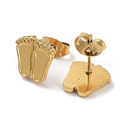 Ion Plating(IP) 304 Stainless Steel Stud Earrings Findings&nbsp;STAS-M323-11G