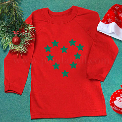 120Pcs 12 Style Christmas Star Non-woven Fabric Ornament Accessories&nbsp;DIY-FH0005-71