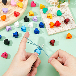 44Pcs 11 Colors Nylon Spring Cord Locks&nbsp;FIND-FH0016-85