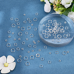 90Pcs 3 Styles Brass Split Rings&nbsp;KK-ME0004-89