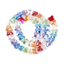 Transparency Glass Beads Strands&nbsp;GLAA-T025-03B-01