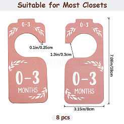 1 Set Wooden Baby Closet Divider&nbsp;WOOD-CP0001-06