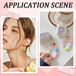 120Pcs Transparent Acrylic Bead Frame&nbsp;MACR-YW0004-43