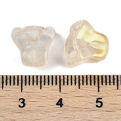 Transparent Spray Paint Glass Beads&nbsp;GLAA-H035-03C