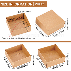 Cardboard Jewelry Boxes&nbsp;CBOX-WH0003-28A