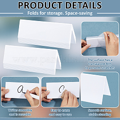Acrylic Dry Erase Reusable Name Tent Cards&nbsp;AJEW-WH0609-566-1