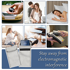 Cloth Security Faraday Bags for Key-Fob Protector&nbsp;ABAG-WH0032-118