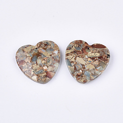 Synthetic Aqua Terra Jasper Pendants&nbsp;G-S329-073