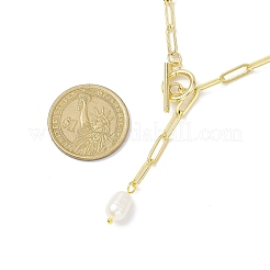 Natural Cultured Freshwater Pearl Pendant Necklaces&nbsp;NJEW-JN04854