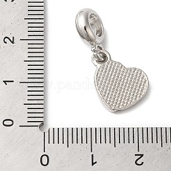 Rack Plating Alloy Light Siam Rhinestone European Dangle Charms&nbsp;PALLOY-S189-23P