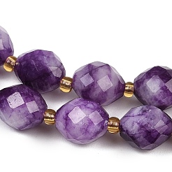 Dyed Natural White Jade Beads Strands&nbsp;G-N342-149I-03