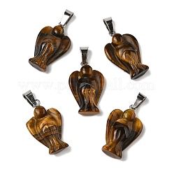 Natural Tiger Eye Pendants&nbsp;G-B127-10P-12