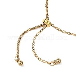 304 Stainless Steel Cable Chain Rolo Chain Bracelet Making&nbsp;AJEW-JB01459-01