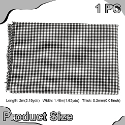 2M Cotton Tartan Pattern Fabric&nbsp;DIY-GA0009-86A-02