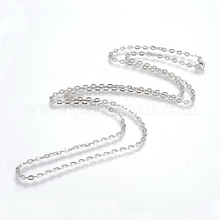 Iron Cable Chains Necklace Making&nbsp;LS-X-MAK-R013-45cm-P