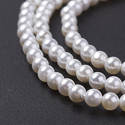 Shell Pearl Bead Strands&nbsp;X-BSHE-P023-5mm
