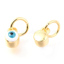 Brass Enamel Pendants&nbsp;KK-Y001-02C-06G