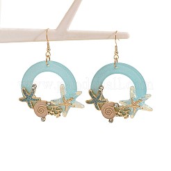 Alloy Enamel Dangle Earrings&nbsp;WGF042D-01