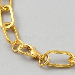 Iron Cable Chain Bracelets   for Women Men&nbsp;BJEW-WH20005-004G