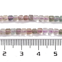 Gradient Color Natural Colorful Fluorite Beads Strands&nbsp;G-NH0034-A01-01