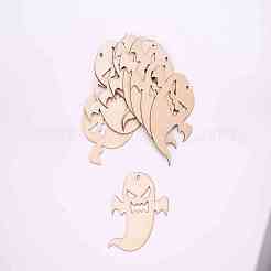 Ghost Shape Halloween Blank Wooden Cutouts Ornaments&nbsp;WOOD-L010-06